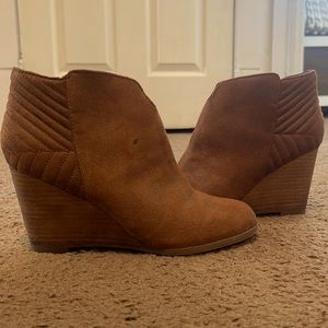 Brown booties